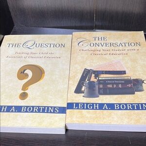 The Question & The Conversation by Leigh A. Bortins - Beige Covers
